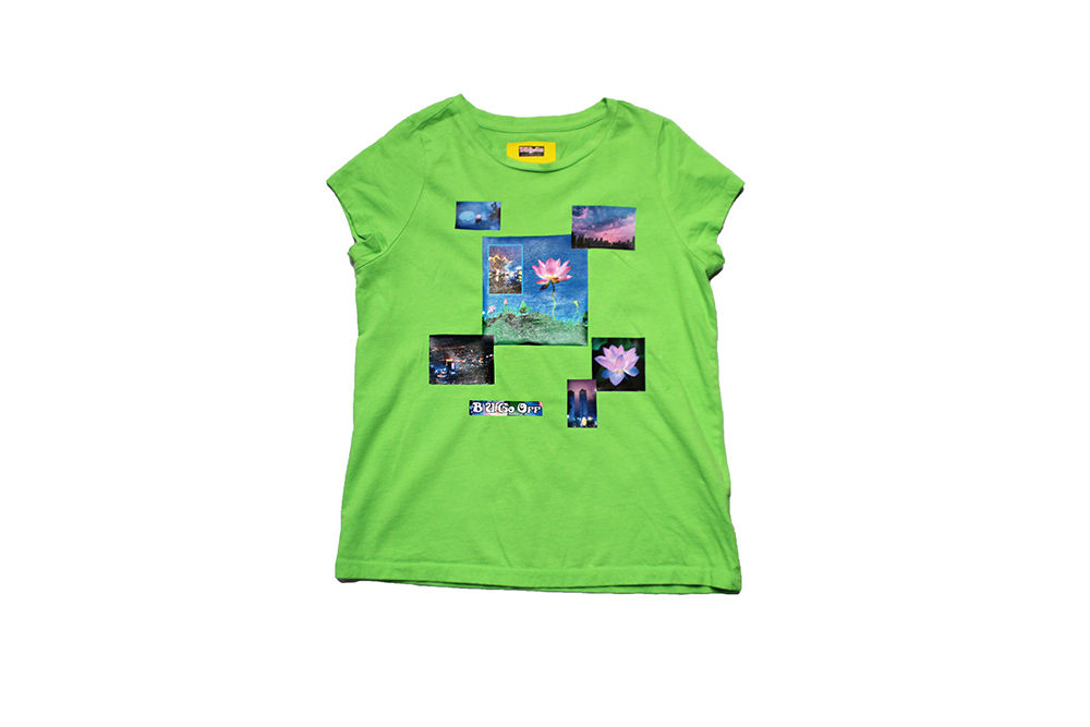 CITY LOTUS LIME GREEN TEE