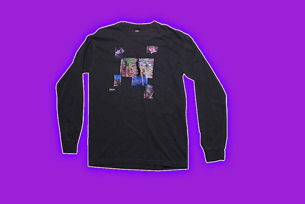 Thumbnail: CITY LOTUS CHARCOAL LONG SLEEVE