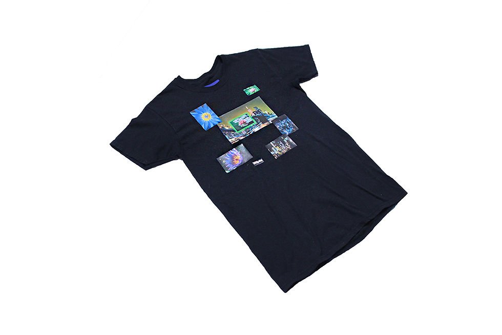 Thumbnail: CITY LOTUS BLACK TEE 2