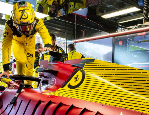 Thumbnail: 2022 SPECIAL EDITION SCUDERIA FERRARI SIGNED 1:5 HELMET - CARLOS SAINZ