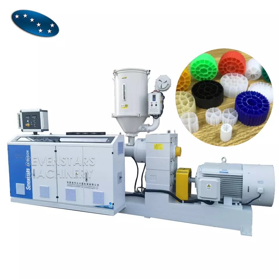 pvc pp pe profile extrusion production line machine