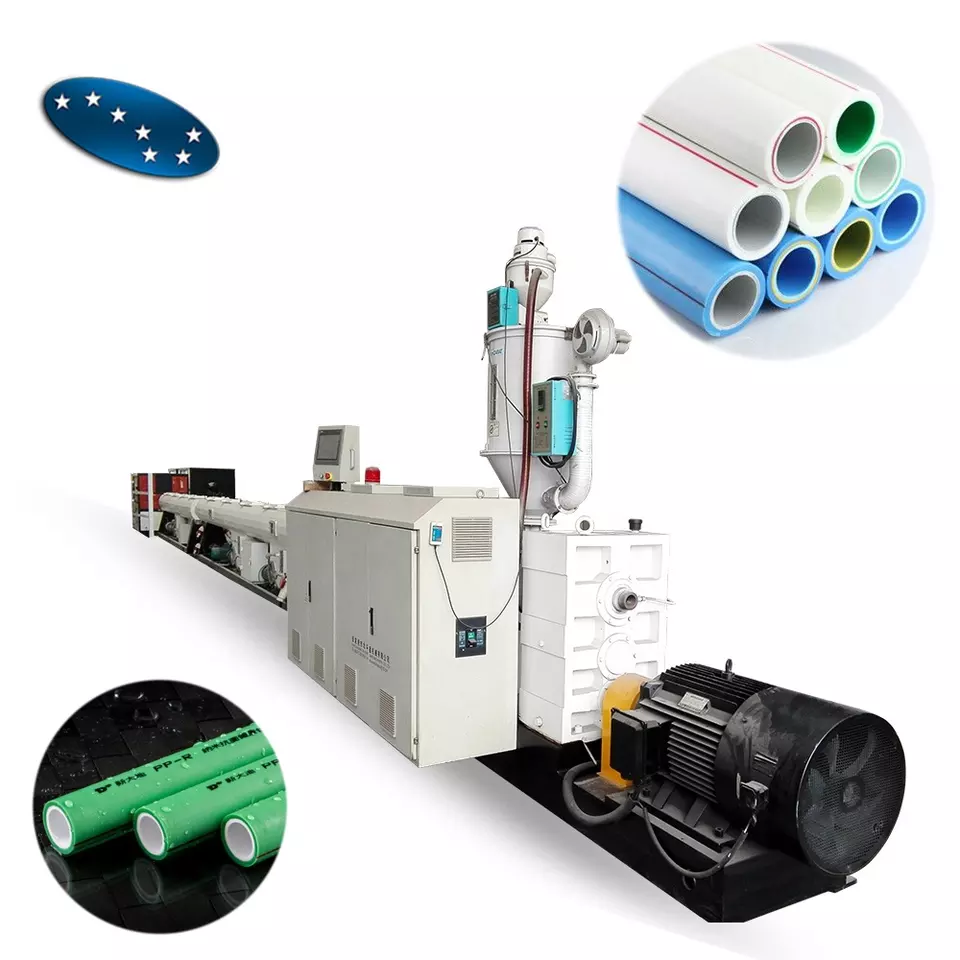 pvc ppr lhdpe pipe extruder machine for sale