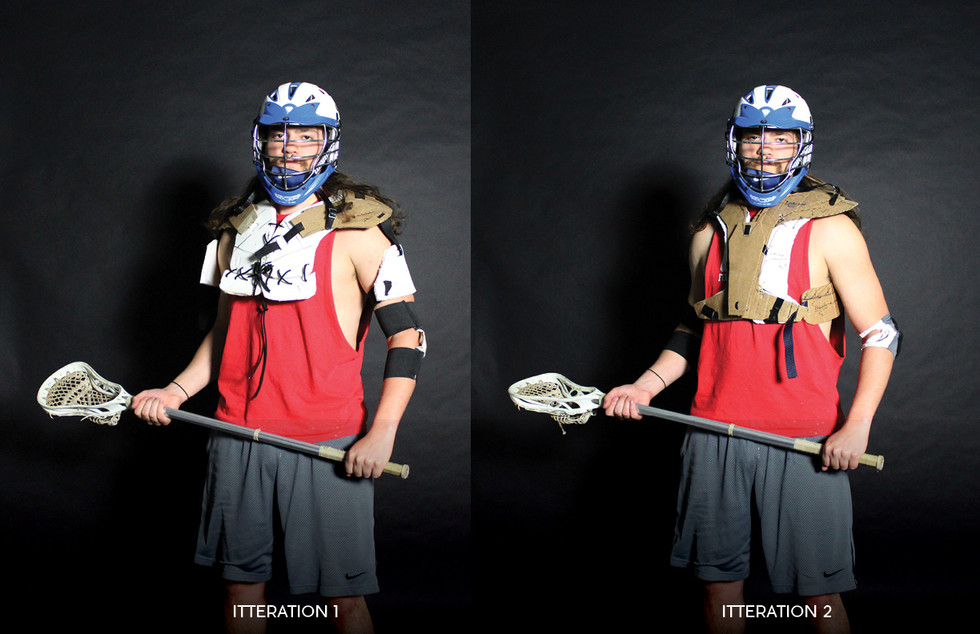 Modular Lacrosse Pads mikeobriendesign