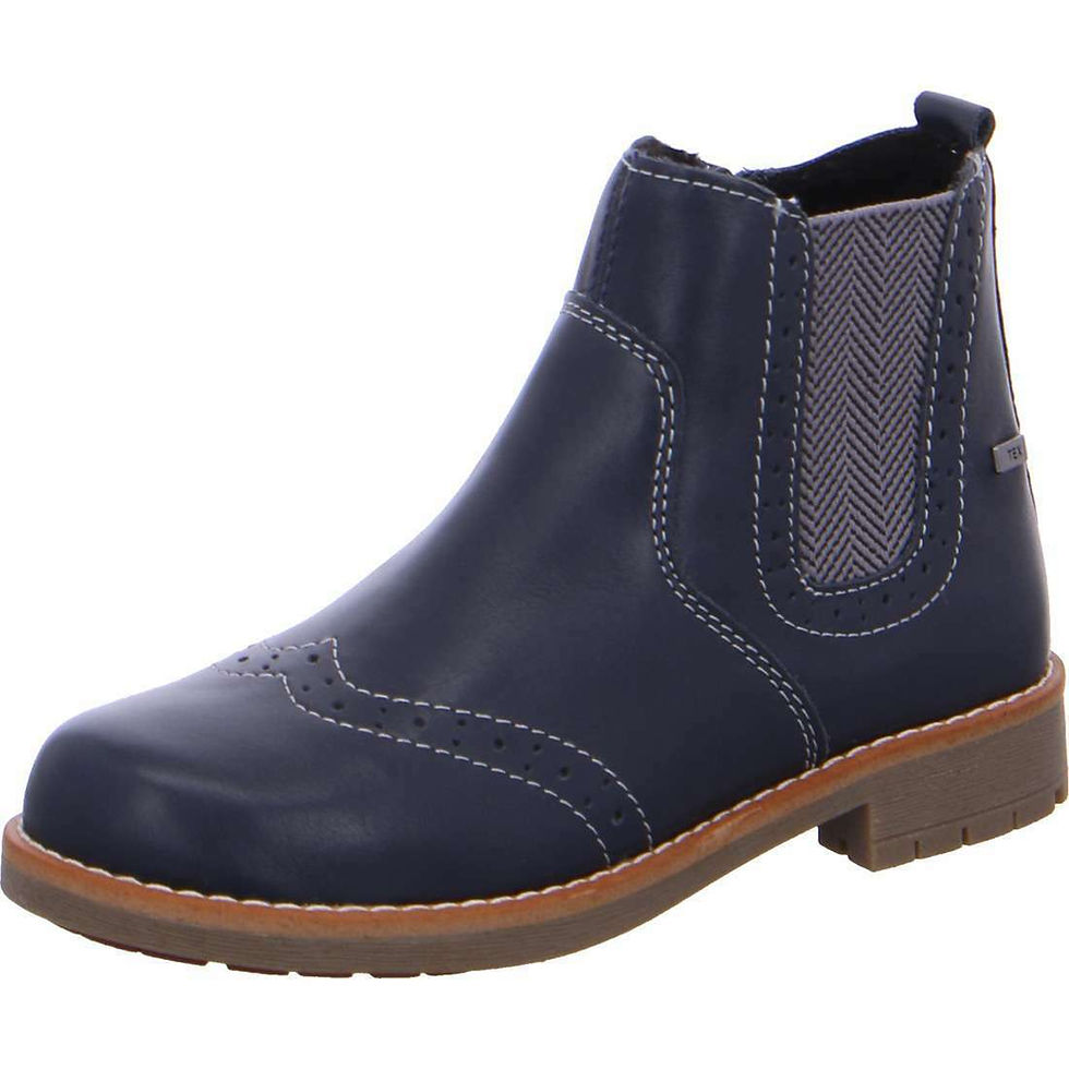 Thumbnail: Lurchi Femke Waterproof Chelsea Boots in Navy