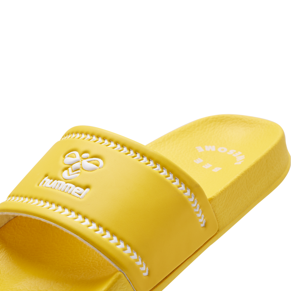 Thumbnail: Hummel Kids Pool Slider Jr in Saffron Yellow