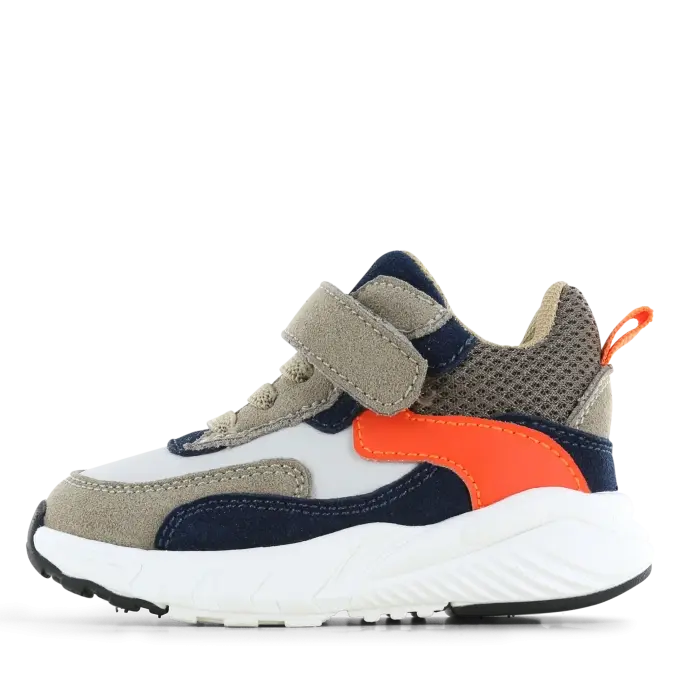 Thumbnail: Go Bananas by Shoesme Boys  Sneakers in Beige & Blue Multi