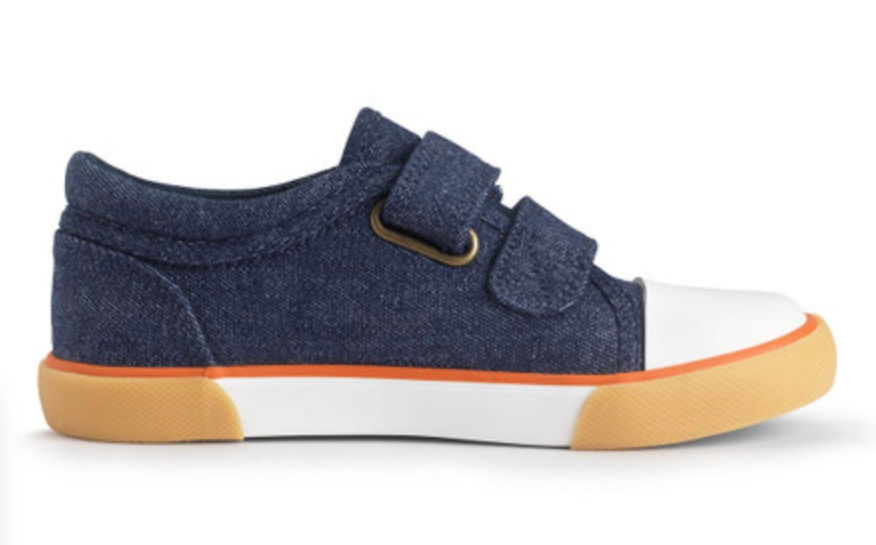 Thumbnail: Start-rite Sandcastle Boys Denim Casual Canvas Sneaker