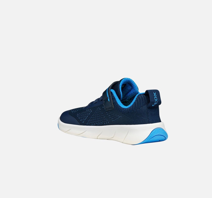 Thumbnail: Geox J Foot-Run Boys Barefoot Trainer in Navy