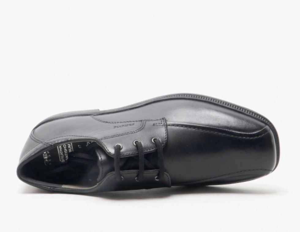 Thumbnail: Geox J Federico H Boys Lace Up School Shoes