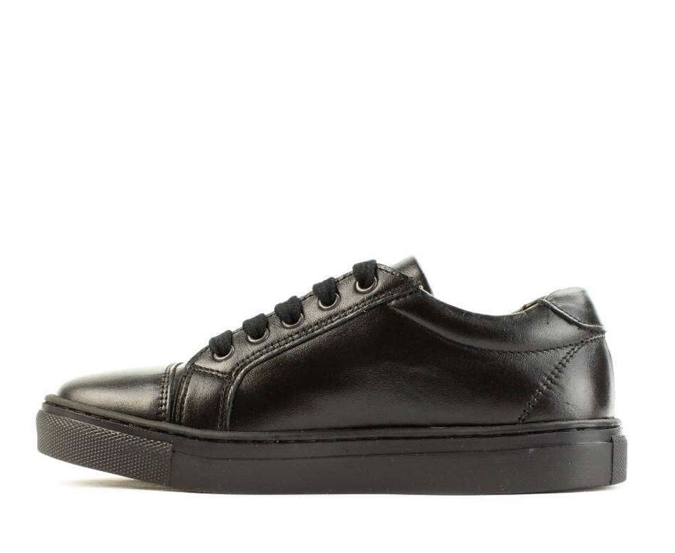 Thumbnail: Petasil Peel School Shoes in Black( F Width)