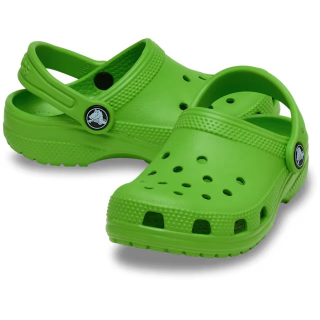Thumbnail: Crocs Toddler Classic Clogs in Green