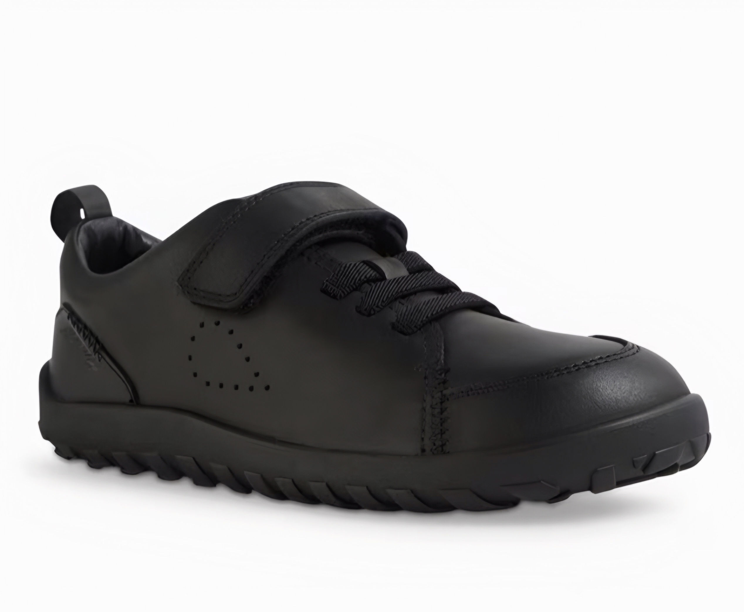 Bobux Kids + Prime Boys Barefoot School Shoes in Black
