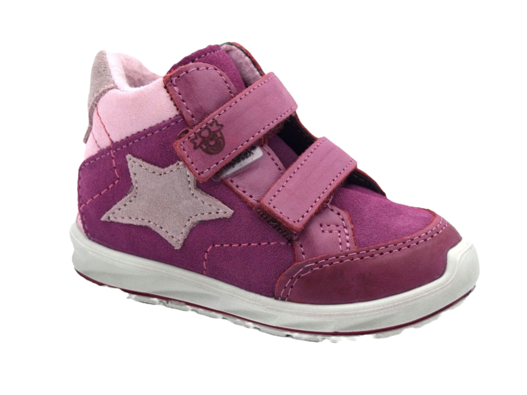 Ricosta Kimi Girls Waterproof Sneaker In Merlot