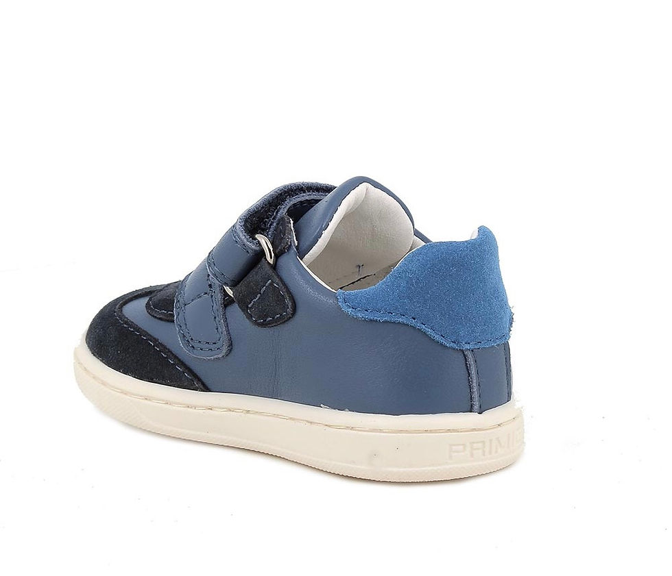 Thumbnail: Primigi Infant Boys Sneaker in Navy Leather