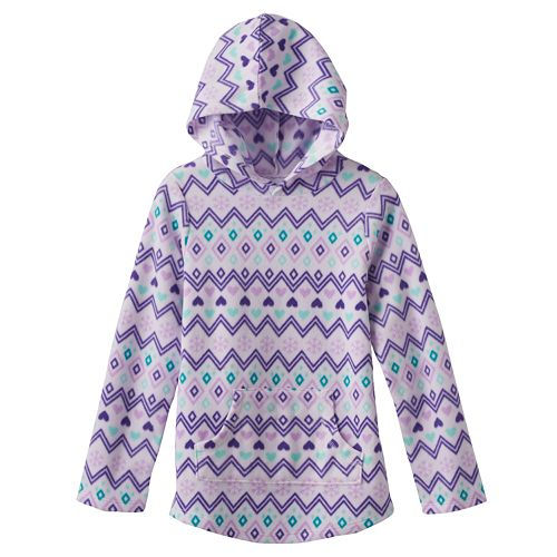 Thumbnail: Girls 4-7 Jumping Beans® Fleece Tunic Hoodie