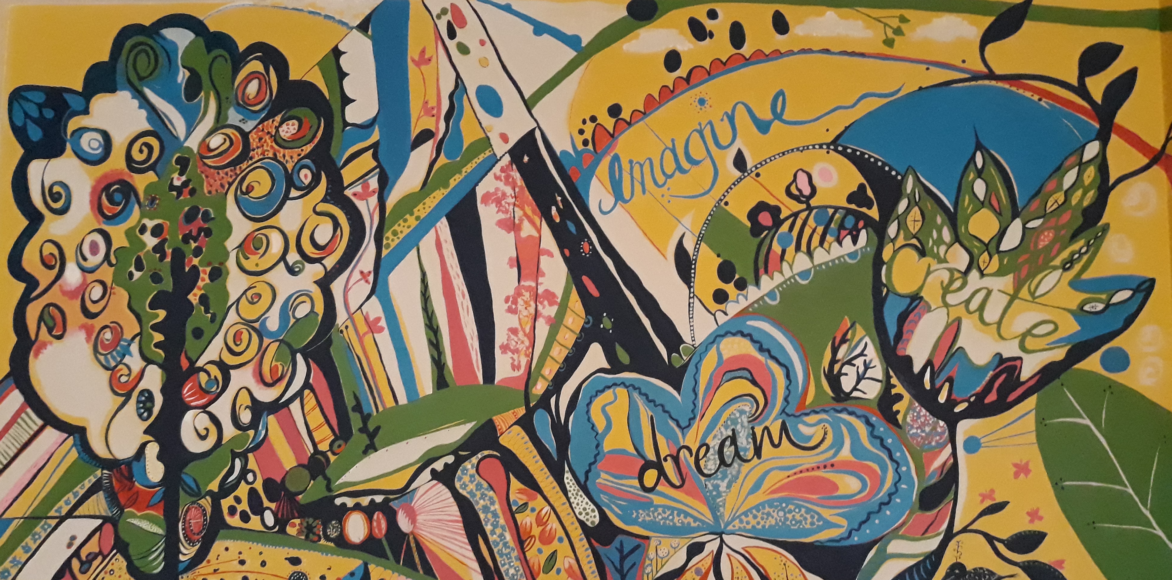 The Colouring Book Mural