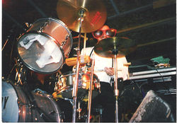 Chuck on Drums 