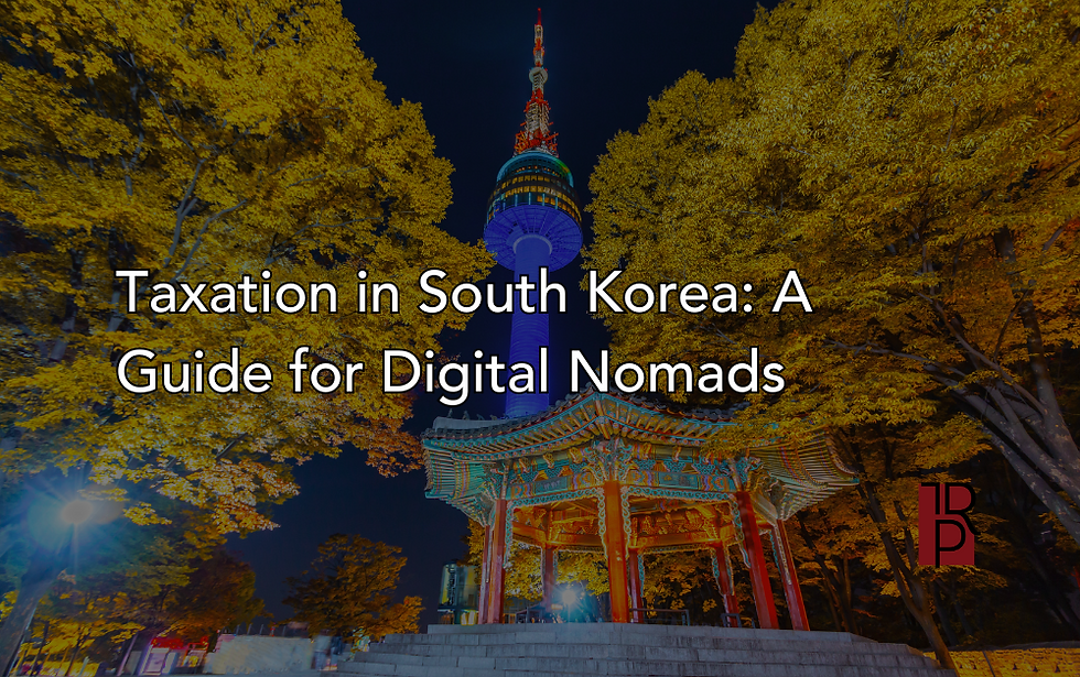 taxation south korea digital nomads