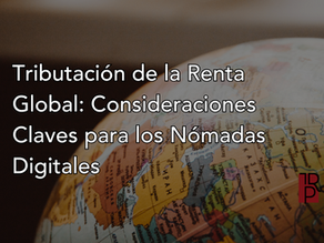 tributación global nómadas digitales