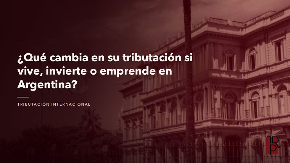 tributación en Argentina