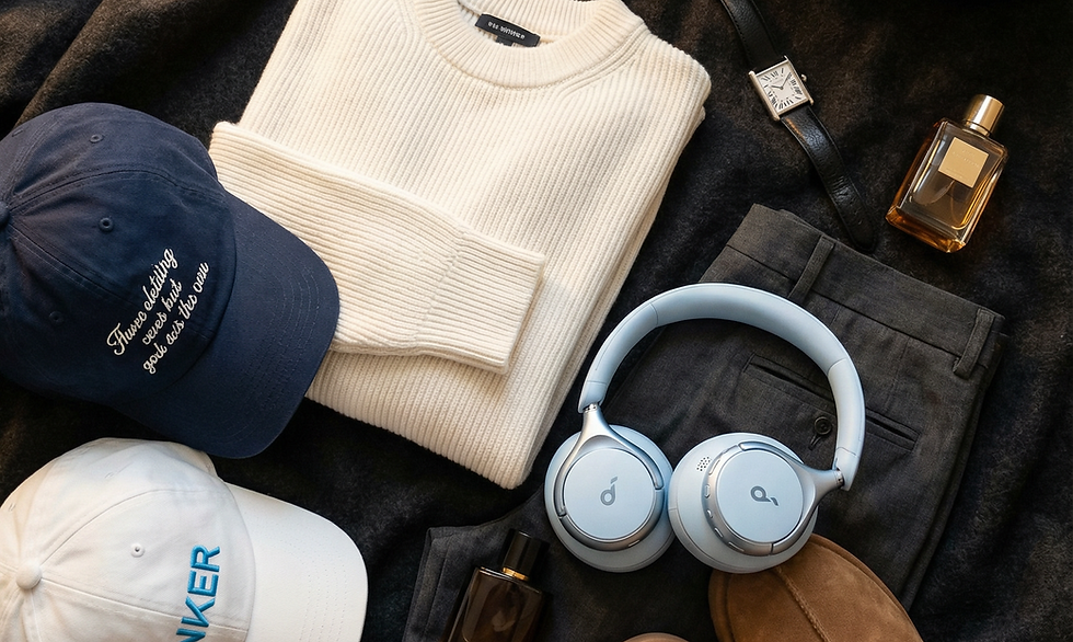 Flatlay Hörlurar outfit