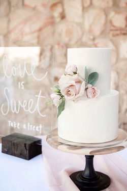 Simple Wedding Cake