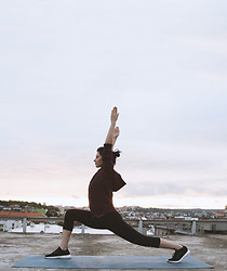Woman Stretching