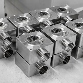 CNC machined aluminium