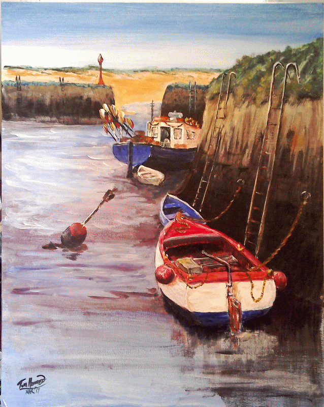 TH Boats at Low Tide