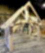 The Faversham — bespoke oak porch with shaped curved tie beam