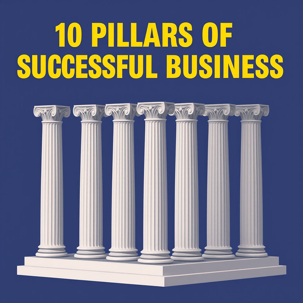 10 Pillars of a Successful Business