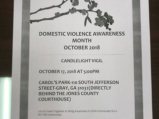 Candlelight Vigil held in Gray, Georgia