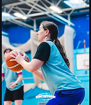 Ladies basketball training