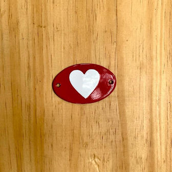 placa coração
amor
afeto
