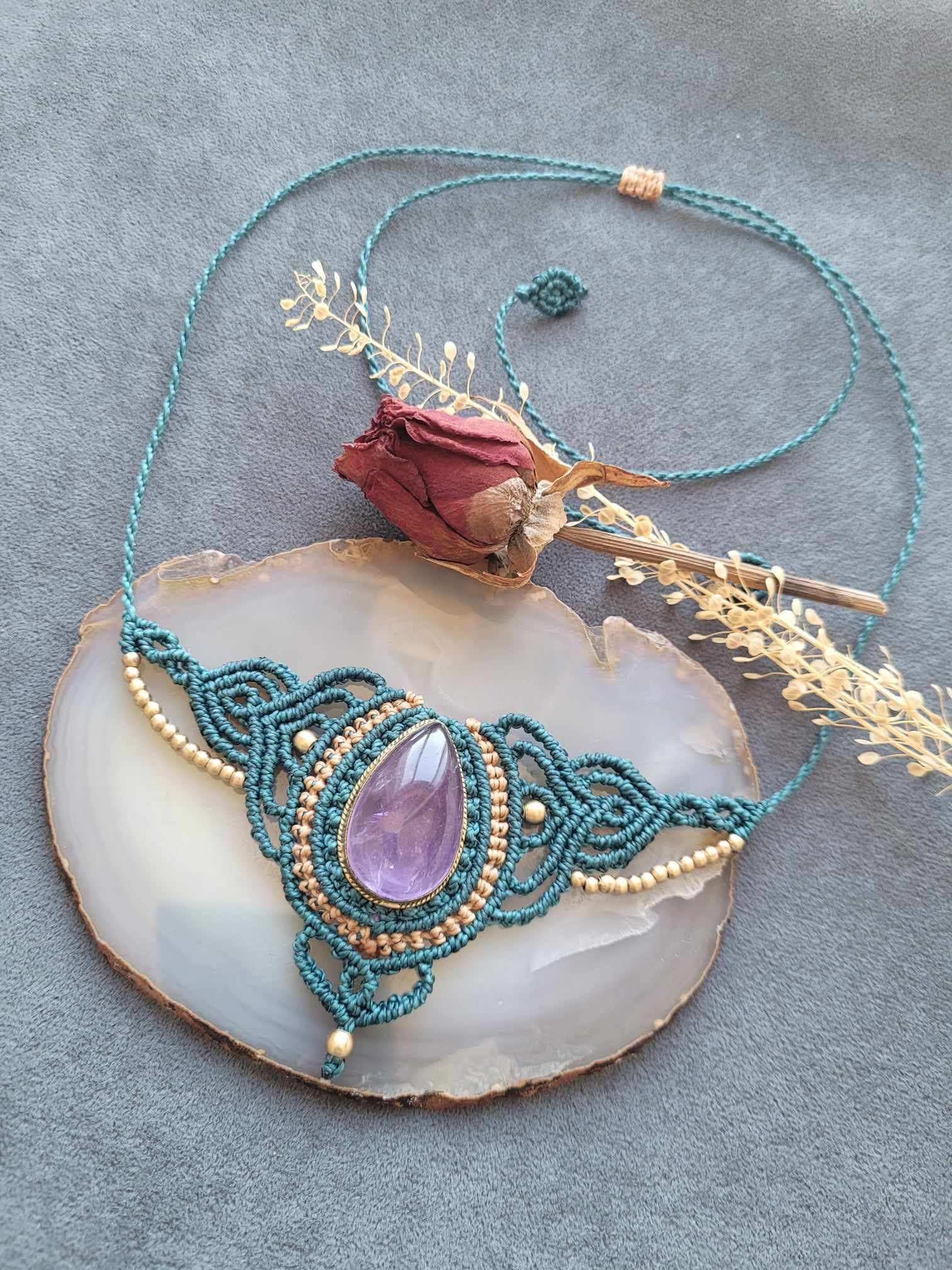 Collier améthyste