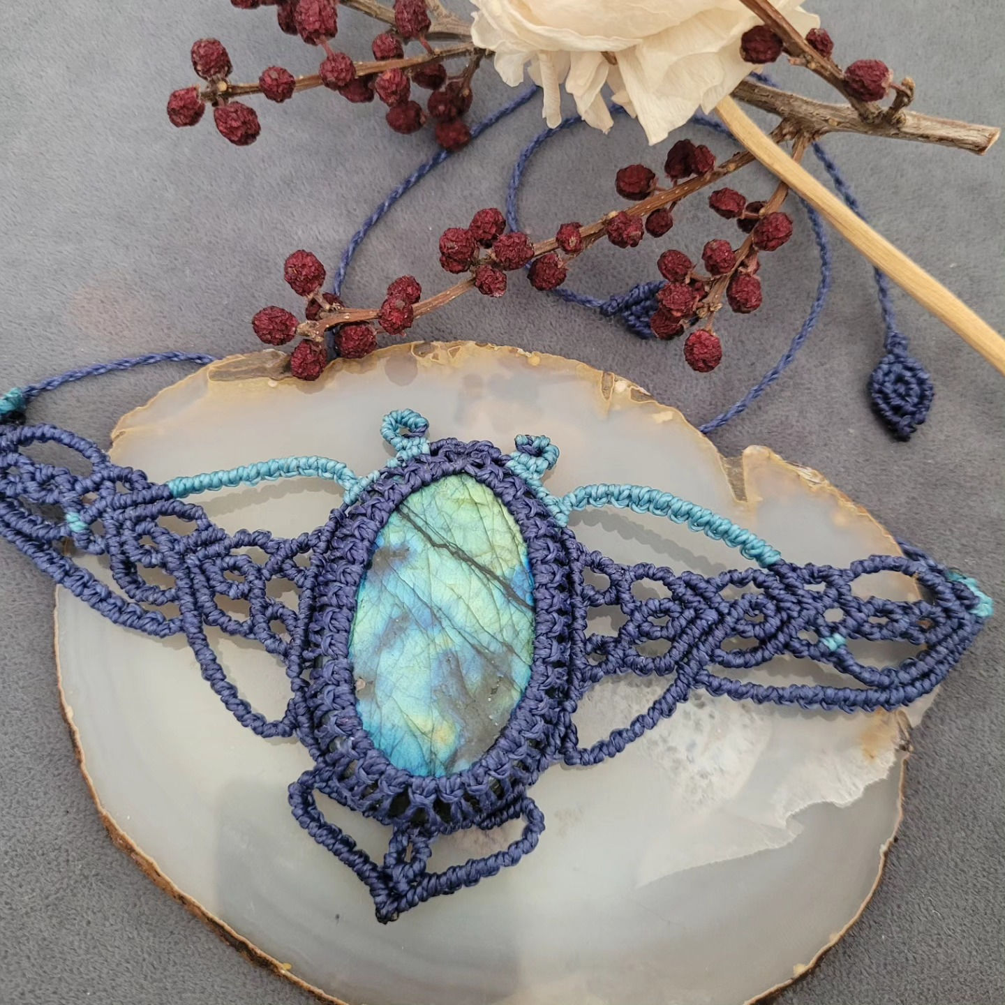 Ras de cou Labradorite