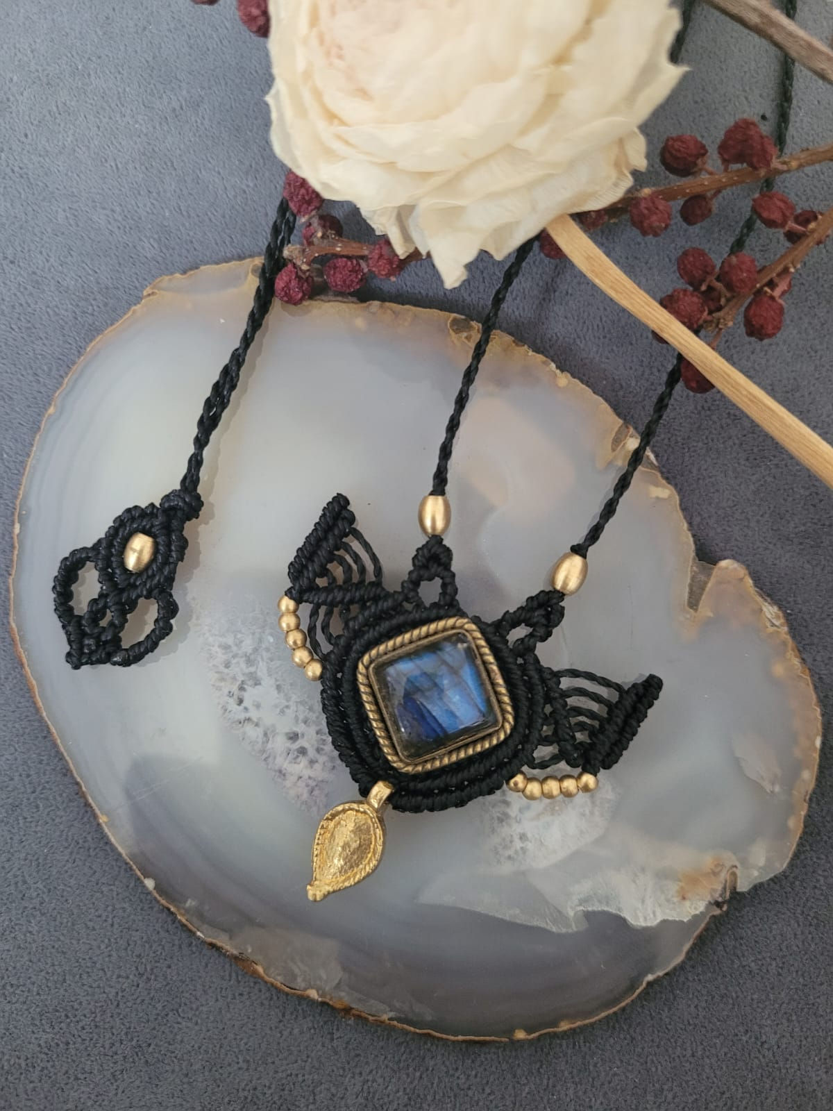 Collier labradorite