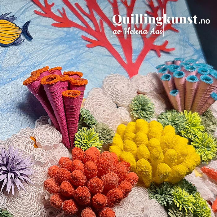 Miniatura: Quilling bilde Undervannsverden 2