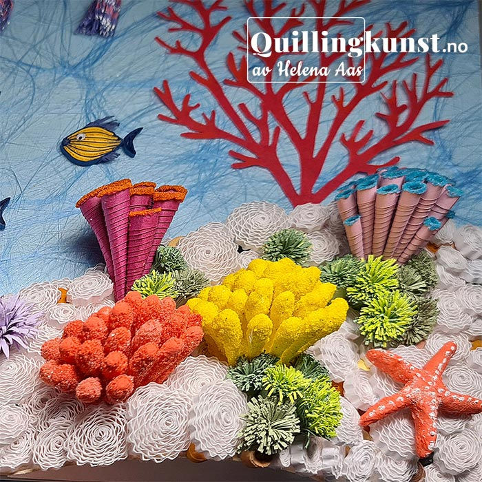 Miniatura: Quilling bilde Undervannsverden 2