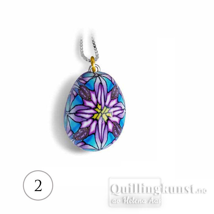 Miniatura: Smykke Lykkeegg, Kaleidoskop, 3 varianter.