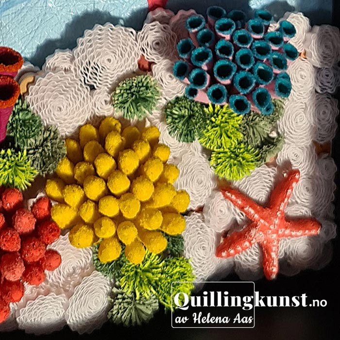 Miniatura: Quilling bilde Undervannsverden 2