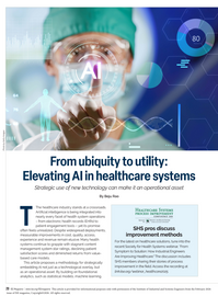 Amruta Inc's CEO Dr.  Beju Rao publishes an article to improve the adoption of Health AI