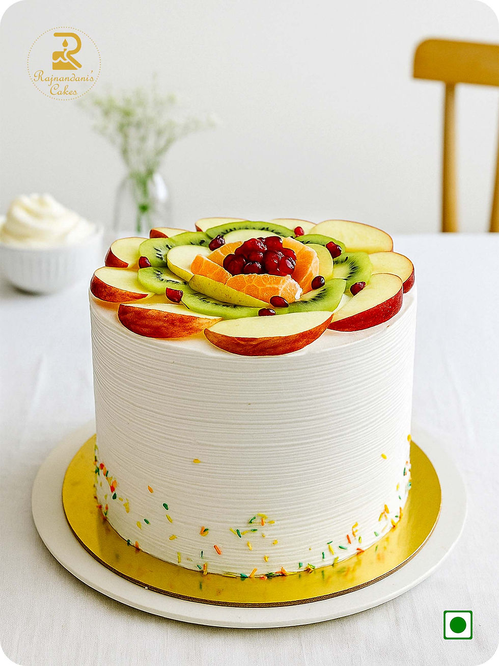 | Fresh fruit cake | Homemade, eggless, natural cream | Chinchwad PCMC Nigdi cakes