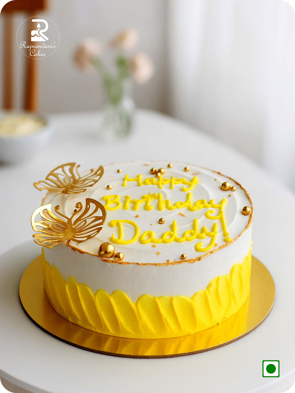 Father Birthday Cake | Birthday celebration cake | Homemade, eggless | Custom cakes in Chinchwad PCMC Nigdi