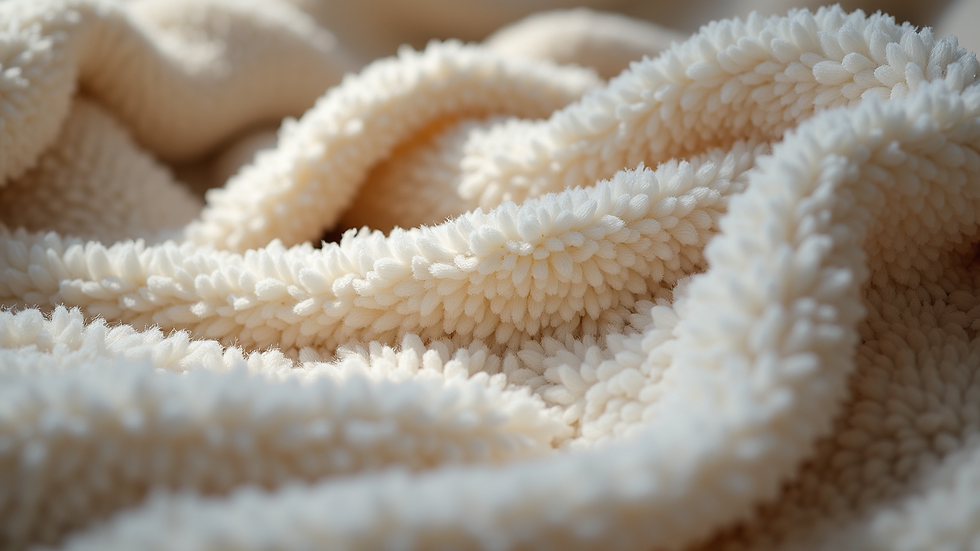 Close-up view of the Fleece Sherpa Blanket showcasing its soft texture and design
