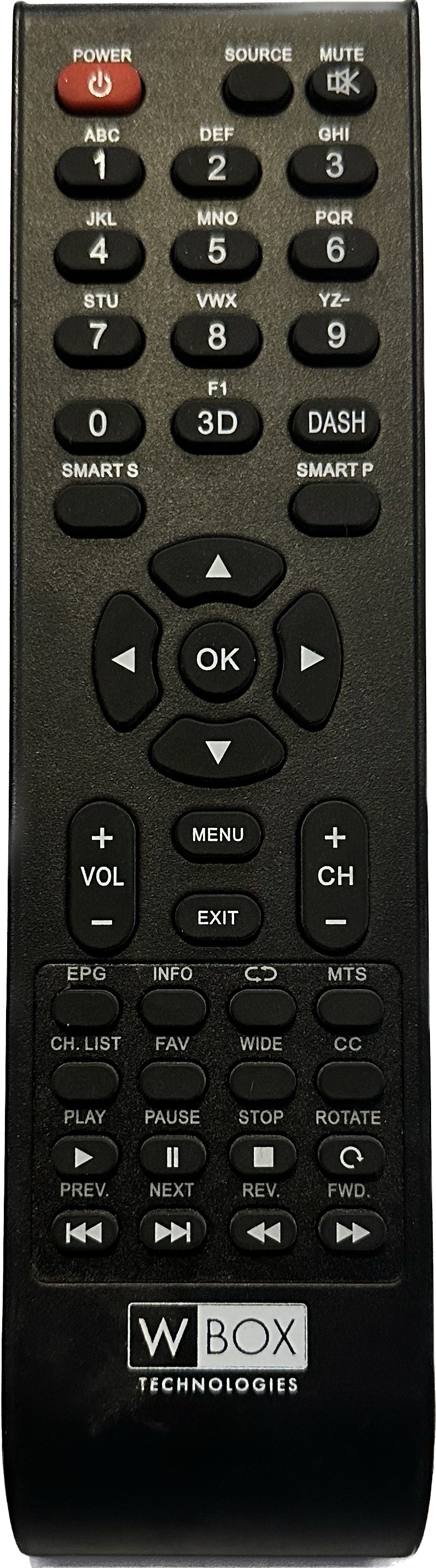 Wbox Tv Remote *New*