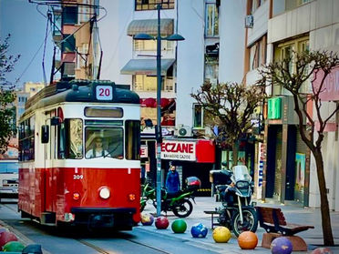 Kadıköy-Moda Nostalgiske Sporvogn på Istanbuls anatolske side