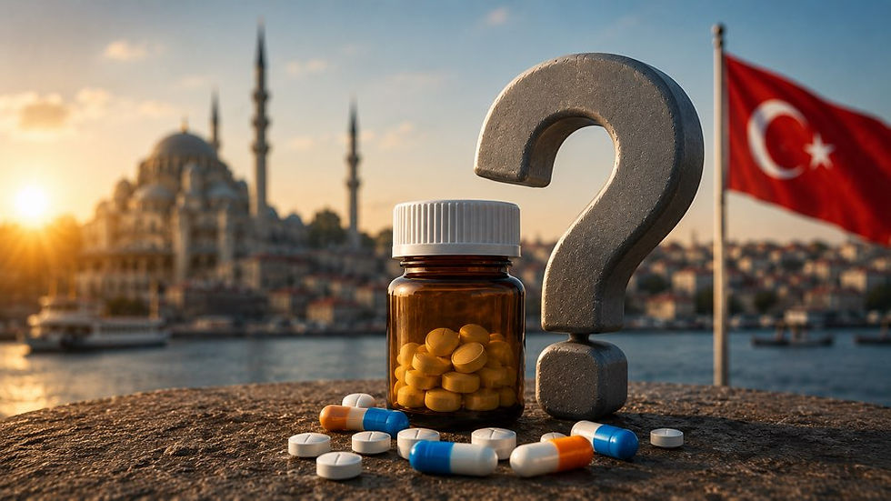Traveling to Turkey with medication - a practical guide