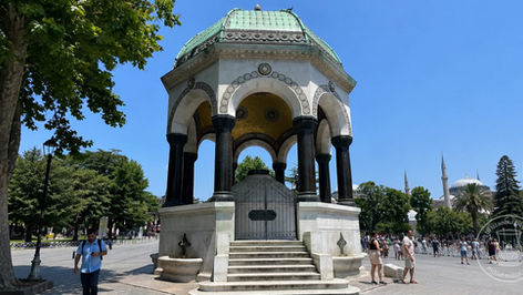 Den Tyske Fontæne på Sultanahmet i Istanbul - og hvorfor?