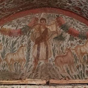 Jesus som hyrde - ny fresco fundet i Iznik nær Istanbul